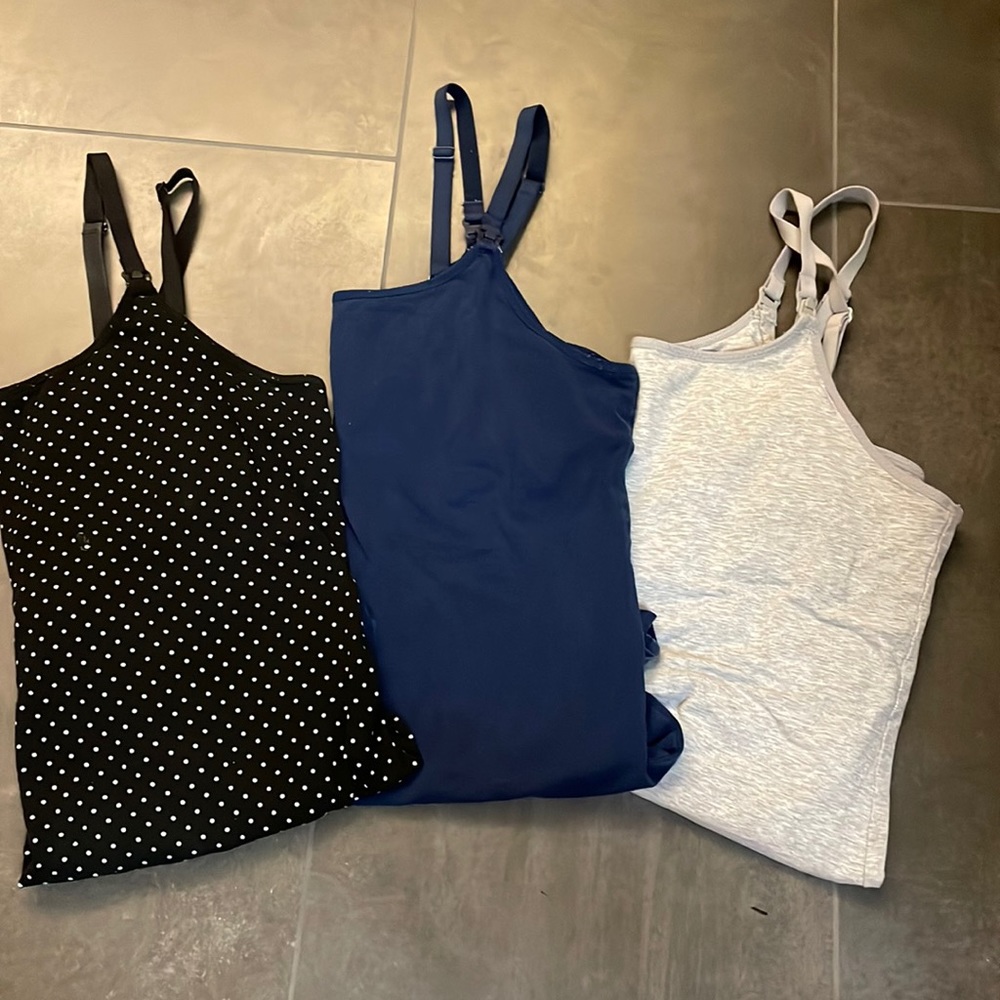 3 nursing tanks